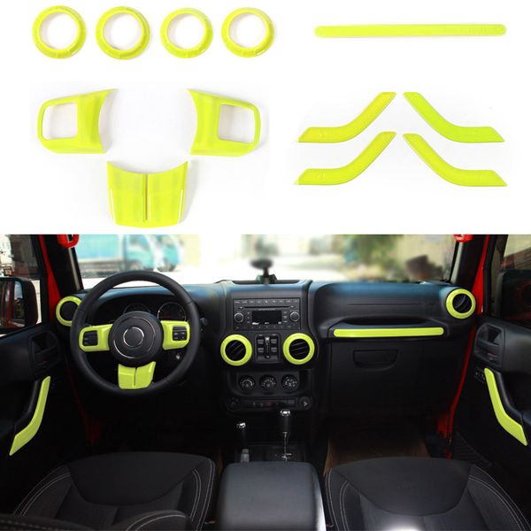 abs green interior kit decoration 4 doors 12pcs decoration cover for jeep wrangler jk 2011-2017 car accessories
abs green interior kit decoration 4 doors 12pcs decoration cover for jeep wrangler jk 2011-2017 car accessories