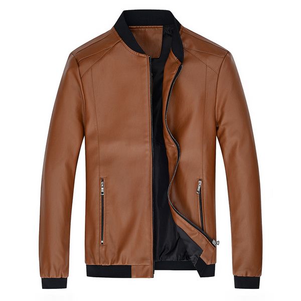 mens simple stylish pu jackets spring autumn faux leather coat male motorcycle jackets slim fit fashion mens brand clothing,8817, Black
mens simple stylish pu jackets spring autumn faux leather coat male motorcycle jackets slim fit fashion mens brand clothing,8817, Black