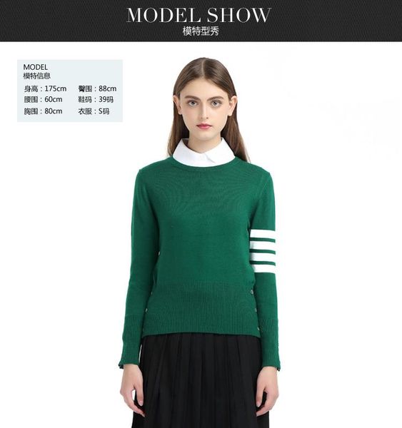 version fall winter brand clothing four stripes wool sweater cashmere tb cardigan fashion coat pattern lovers knitwear, White;black
version fall winter brand clothing four stripes wool sweater cashmere tb cardigan fashion coat pattern lovers knitwear, White;black