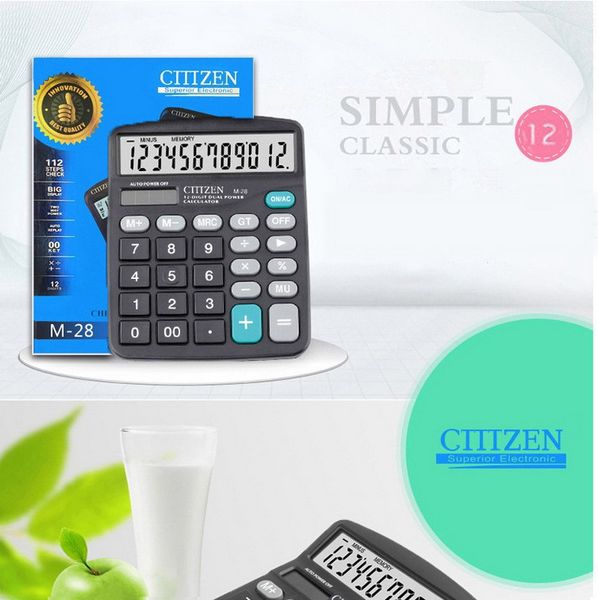 m28 solar calculator electronic scientific dual power solar abs plastic 12 digit large display office financial calculator
m28 solar calculator electronic scientific dual power solar abs plastic 12 digit large display office financial calculator