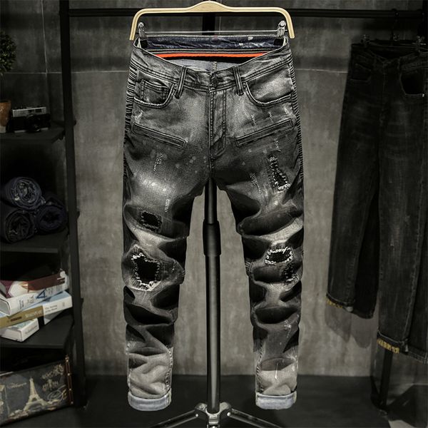 2019 new brand fashion luxury designer men's jeans balman square jeans motorcycle knight high grade tight l men
2019 new brand fashion luxury designer men's jeans balman square jeans motorcycle knight high grade tight l men