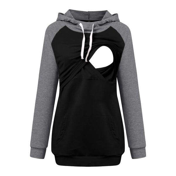 Maternity Clothes Fashion Multifunctional Mother Breastfeeding Hoodies T-shirt Stitching Breastfeeding Pregnancy Womens Clothing
Maternity Clothes Fashion Multifunctional Mother Breastfeeding Hoodies T-shirt Stitching Breastfeeding Pregnancy Womens Clothing