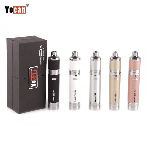 1PC Original Yocan Evolve Plus Dab Wax Starter Kit 1400mAh Adjustable Airflow XL Coil Herbal Concentrate Oil Dry Herb Vaporizer Vape Pen
1PC Original Yocan Evolve Plus Dab Wax Starter Kit 1400mAh Adjustable Airflow XL Coil Herbal Concentrate Oil Dry Herb Vaporizer Vape Pen