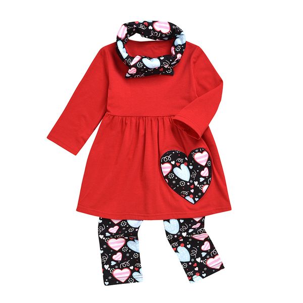 warm autumn kids baby girls love heart valentine dress long sleeve pants leggings headbands kids clothes 3pcs outfits set, White
warm autumn kids baby girls love heart valentine dress long sleeve pants leggings headbands kids clothes 3pcs outfits set, White
