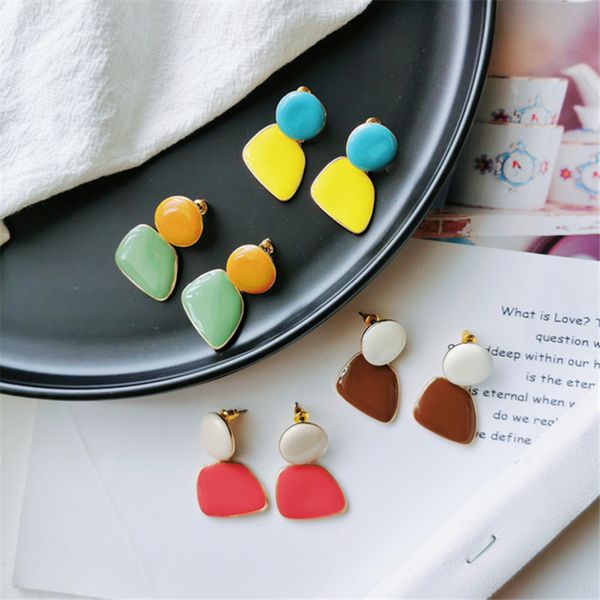 vintage simple geometric color irregular stud earrings cute romantic earrings for women temperament color candy joker, Golden;silver
vintage simple geometric color irregular stud earrings cute romantic earrings for women temperament color candy joker, Golden;silver