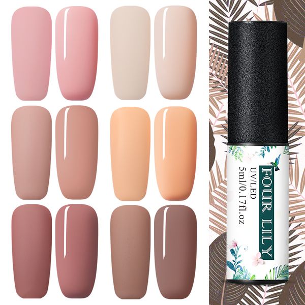 four lily 5ml nail art uv gel matte coat nail polish semi permanent soak off gel varnish art paint lacquer manicure, Red;pink
four lily 5ml nail art uv gel matte coat nail polish semi permanent soak off gel varnish art paint lacquer manicure, Red;pink