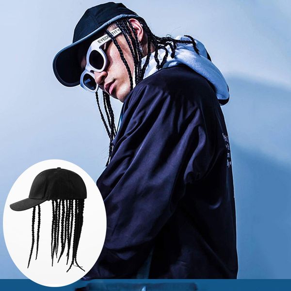 2019 new hip-hop reggae hat baseball hat with synthetic hair dirty wigs male hair rope accessory gorras gift dropship, Blue;gray
2019 new hip-hop reggae hat baseball hat with synthetic hair dirty wigs male hair rope accessory gorras gift dropship, Blue;gray