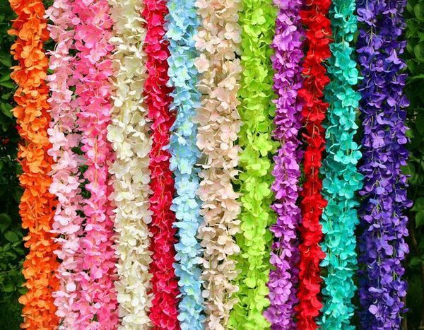 200cm long artificial wisteria flower vine silk hydrangea rattan diy wedding birthday party decoration wall backdrop flowers
200cm long artificial wisteria flower vine silk hydrangea rattan diy wedding birthday party decoration wall backdrop flowers