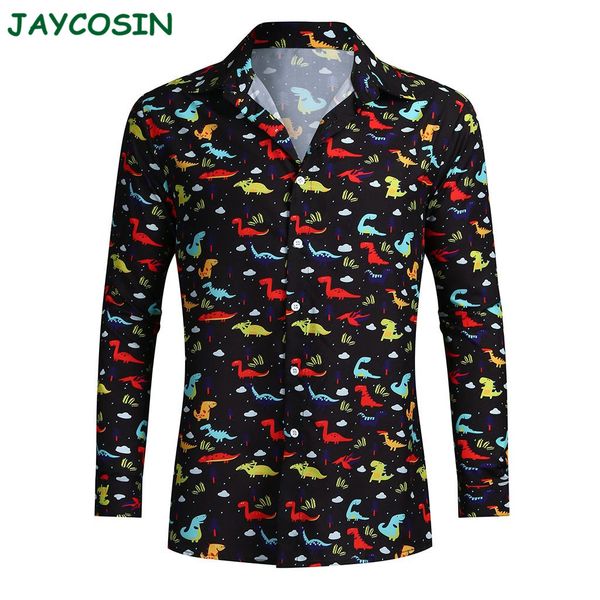 jaycosin men clothes 2019 animal print shirt men fashion casual long sleeve black shirt blouse streetwear autumn winter 1122, White;black
jaycosin men clothes 2019 animal print shirt men fashion casual long sleeve black shirt blouse streetwear autumn winter 1122, White;black