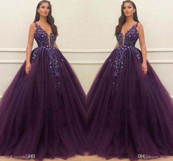2019 new grape deep v neck tulle quinceanera dresses straps spaghetti crystals beaded sweet 16 prom pageant gowns, Blue;red
2019 new grape deep v neck tulle quinceanera dresses straps spaghetti crystals beaded sweet 16 prom pageant gowns, Blue;red