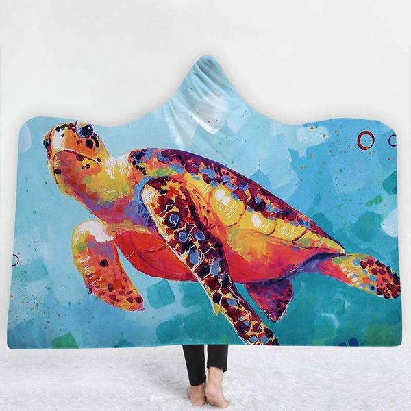 kiwarm autumn winter wearable hooded blanket adults kid sea turtles multifunctional dual layer 3d printing plush warm shawl
kiwarm autumn winter wearable hooded blanket adults kid sea turtles multifunctional dual layer 3d printing plush warm shawl