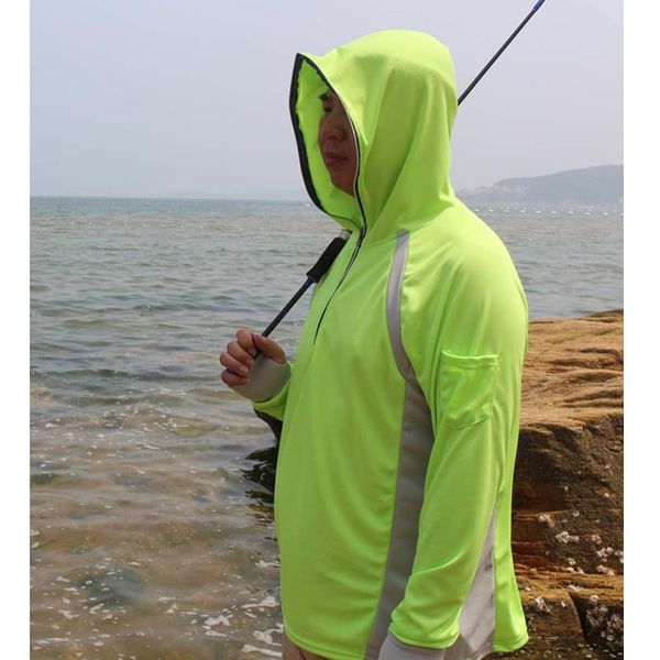 men fishing shirt anti uv clothes sun protection hoody pullover quick dry breathable fishing sweater wears hiking climbing shirt, Gray;blue
men fishing shirt anti uv clothes sun protection hoody pullover quick dry breathable fishing sweater wears hiking climbing shirt, Gray;blue
