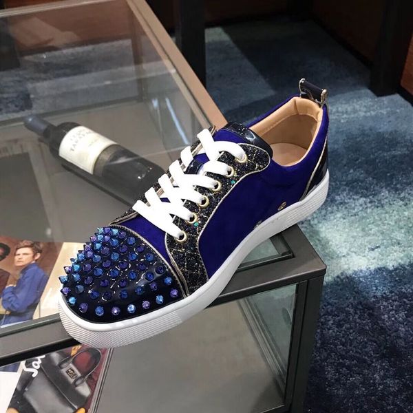 fashion casual shoes brand new blue suede studded spikes shoes low come with box size 38-44 brand new sneakers boots, Black
fashion casual shoes brand new blue suede studded spikes shoes low come with box size 38-44 brand new sneakers boots, Black