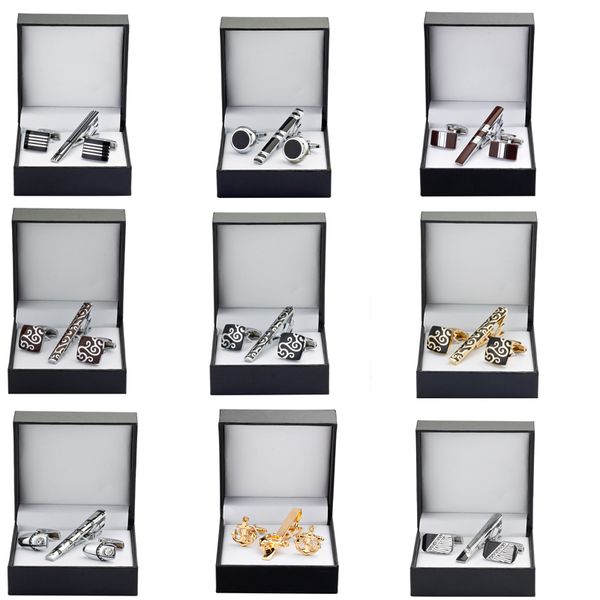tie clip cufflinks gift set 13 styles to choose men tie shirt cufflinks clip wedding jewelry box ing, Silver;golden
tie clip cufflinks gift set 13 styles to choose men tie shirt cufflinks clip wedding jewelry box ing, Silver;golden