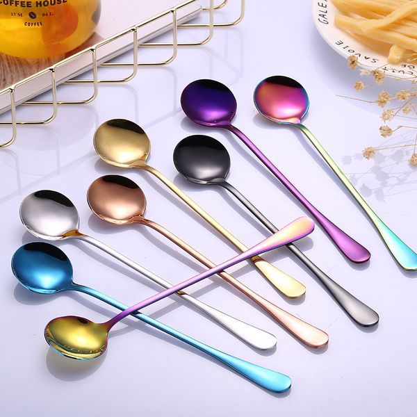 circle long handle spoon creative stainless steel coffee stirring dessert cake fruit spoon gift specialty tableware
circle long handle spoon creative stainless steel coffee stirring dessert cake fruit spoon gift specialty tableware