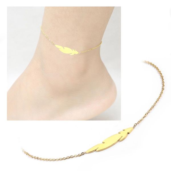 feather personal style female anklet chain stainless steel anklets fo women ankle bracelet sandals foot anklet chain jewelry, Red;blue
feather personal style female anklet chain stainless steel anklets fo women ankle bracelet sandals foot anklet chain jewelry, Red;blue