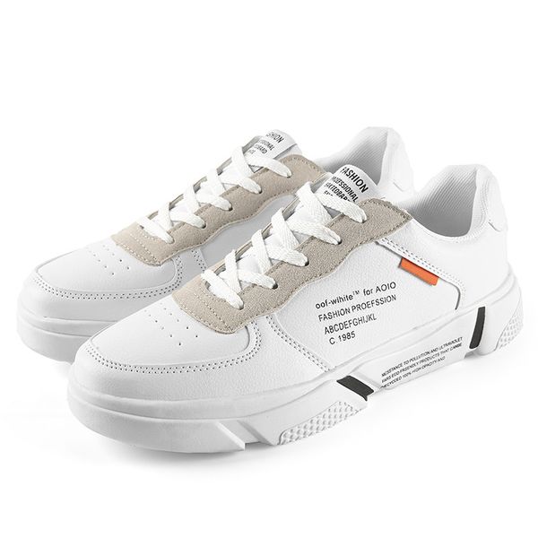 men sneakers 2020 fashion breathble vulcanized shoes men pu leather platform shoes lace up casual casual, Black
men sneakers 2020 fashion breathble vulcanized shoes men pu leather platform shoes lace up casual casual, Black