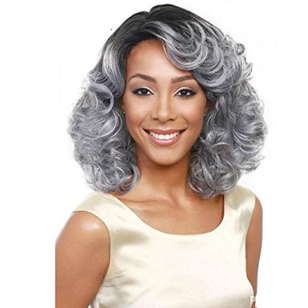 14 inch lady bob hair wigs women fashion long curly wave hair wigs for women black mix gray curly lace front cosplay wig(color:gray
14 inch lady bob hair wigs women fashion long curly wave hair wigs for women black mix gray curly lace front cosplay wig(color:gray
