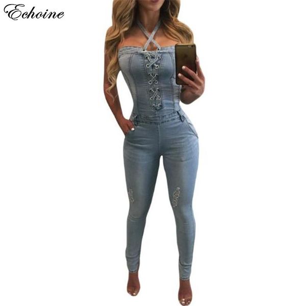 wholesale- echoine women denim jumpsuits ladies halter neck off shoulder backless skinny rompers perfect for ladies night out wear, Black;white
wholesale- echoine women denim jumpsuits ladies halter neck off shoulder backless skinny rompers perfect for ladies night out wear, Black;white