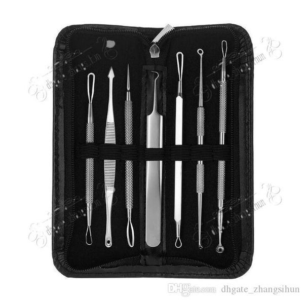 7pcs blackhead remover tool kit facial comedone acne needle clip pimple tweezer blemish extractor set face skin care tools
7pcs blackhead remover tool kit facial comedone acne needle clip pimple tweezer blemish extractor set face skin care tools