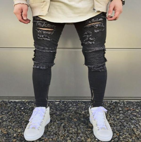 2019 new arrived men jeans distressed slim elastic men jeans denim biker hip hop pants washed ripped, Blue
2019 new arrived men jeans distressed slim elastic men jeans denim biker hip hop pants washed ripped, Blue