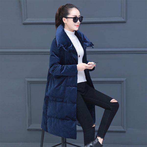 wholesale-fitaylor winter white duck down velvet jacket coat women long down parkas female thickening warm snow outwear, Black
wholesale-fitaylor winter white duck down velvet jacket coat women long down parkas female thickening warm snow outwear, Black