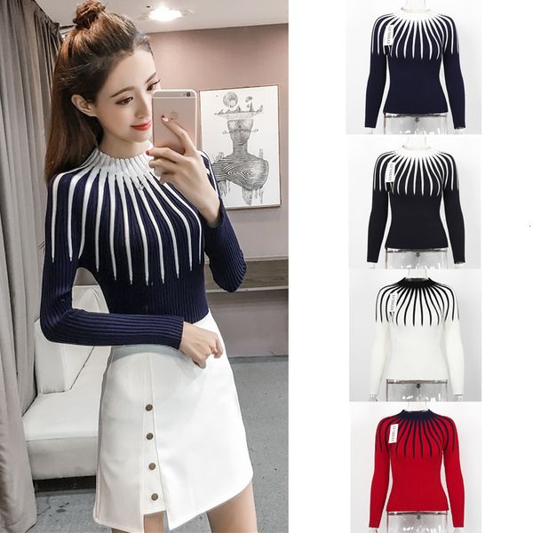 women sweater sweaters woman fashion new striped sweater long sleeve autumn knitted sweaters women basic slim casual knitting sweater, White;black
women sweater sweaters woman fashion new striped sweater long sleeve autumn knitted sweaters women basic slim casual knitting sweater, White;black