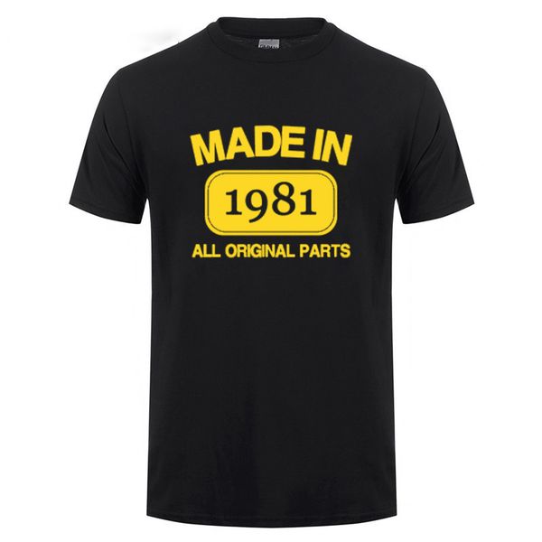 funny father's day present made in 1981 limited edition birthday gift humour t shirt for men daddy father husband cotton t-shirt, White;black
funny father's day present made in 1981 limited edition birthday gift humour t shirt for men daddy father husband cotton t-shirt, White;black