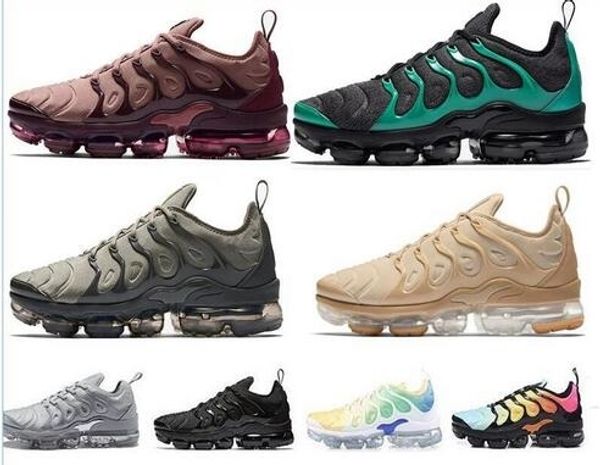 2019 mens&women tn plus olive in metallic white silver colorways pack triple black sneakers running shoes size 36-45
2019 mens&women tn plus olive in metallic white silver colorways pack triple black sneakers running shoes size 36-45