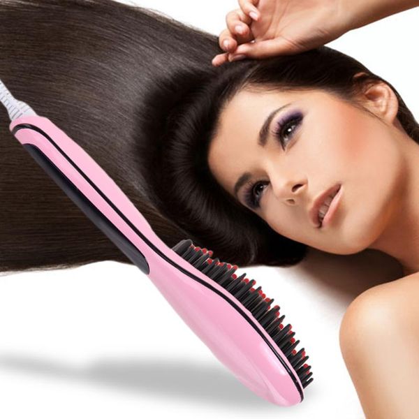 fast hair straightener comb hair electric brush comb irons auto straight brush straightening, Silver
fast hair straightener comb hair electric brush comb irons auto straight brush straightening, Silver