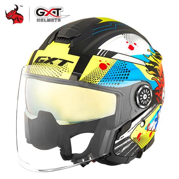 gxt шлем мотоцикла open face dual lens козырьки moto шлем электрический велосипед лето скутер мотоцикл каско мото
gxt шлем мотоцикла open face dual lens козырьки moto шлем электрический велосипед лето скутер мотоцикл каско мото
