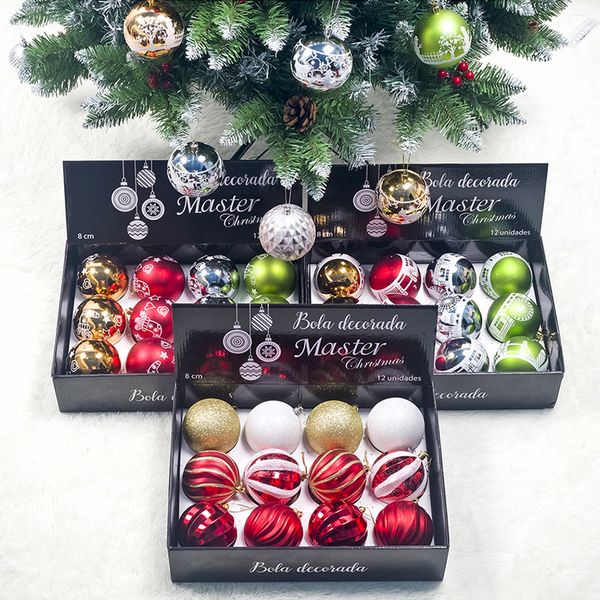 12pcs/box christmas tree decor mix colors ball bauble hanging xmas party ornament for home christmas decorations 2019 new
12pcs/box christmas tree decor mix colors ball bauble hanging xmas party ornament for home christmas decorations 2019 new