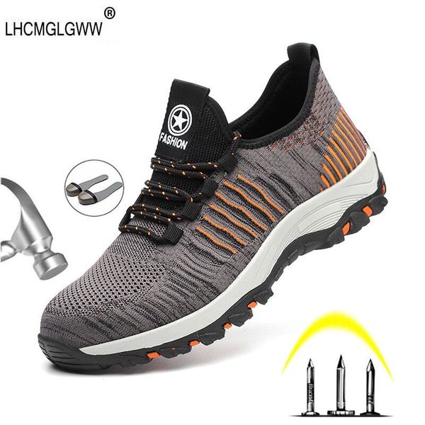 safety work shoes for men male breathable fry weaving steel toe cap boots protective shoes security safety boots work, Black
safety work shoes for men male breathable fry weaving steel toe cap boots protective shoes security safety boots work, Black