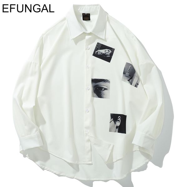 efungal small p 3d print casual shirts men long sleeve 2019 harajuku streetwear solid color japanese shirt hip hop shirts, White;black
efungal small p 3d print casual shirts men long sleeve 2019 harajuku streetwear solid color japanese shirt hip hop shirts, White;black