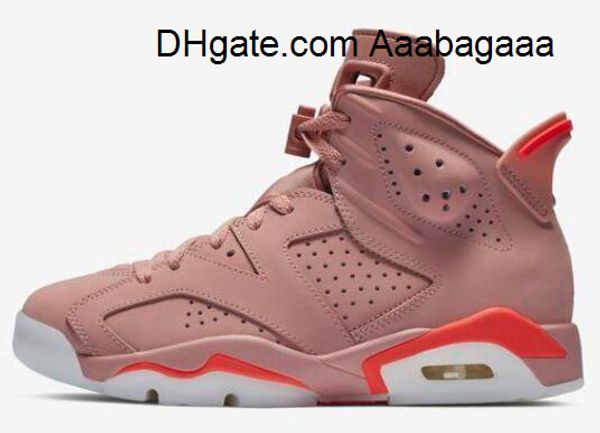 better quality 6 millennial pink basketball shoes men women 6s aleali may pink sports sneakers new with box
better quality 6 millennial pink basketball shoes men women 6s aleali may pink sports sneakers new with box