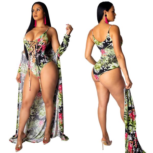 summer floral print 2 piece swimsuits women lace up one piece swimwear long sleeve cardigan cover up beach swim outfits
summer floral print 2 piece swimsuits women lace up one piece swimwear long sleeve cardigan cover up beach swim outfits