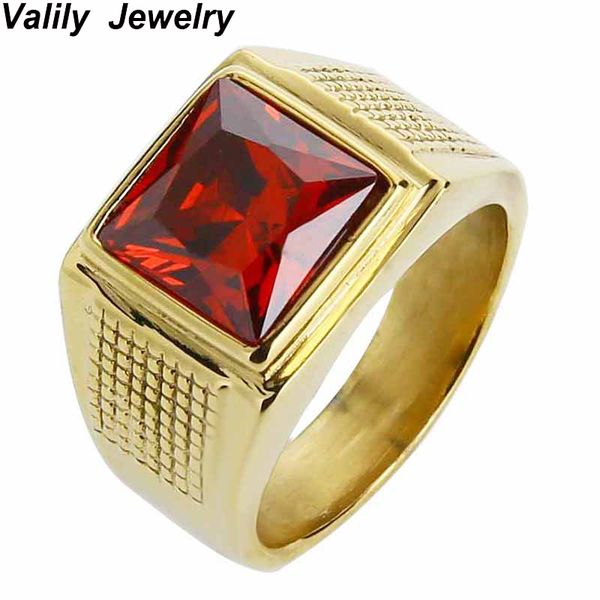 valily jewelry men's stones ring simple red cubic zirconia finger band rings stainless steel wedding band ring for women male
valily jewelry men's stones ring simple red cubic zirconia finger band rings stainless steel wedding band ring for women male