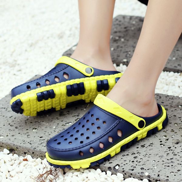 porous shoes men's 2019 new style wearable anti-slip porous shoes fashion casual pump trend men's slippers, Black
porous shoes men's 2019 new style wearable anti-slip porous shoes fashion casual pump trend men's slippers, Black