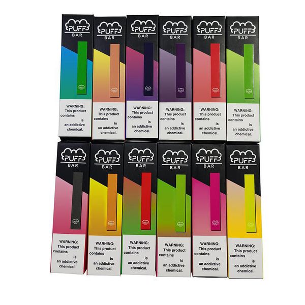 NEW Puff Bar Disposable Pod kit With Security Code 280mAh Battery 1.3ml Capacity Puffbar Vape pen 19 Colors Empty Vape Cartridge 
NEW Puff Bar Disposable Pod kit With Security Code 280mAh Battery 1.3ml Capacity Puffbar Vape pen 19 Colors Empty Vape Cartridge