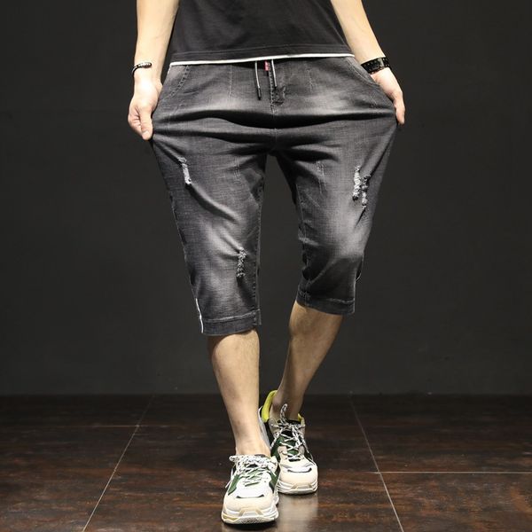 cool multi-color jeans men's 2019 summer capri pants elasticity quality jeans slim fit comfortable, Blue
cool multi-color jeans men's 2019 summer capri pants elasticity quality jeans slim fit comfortable, Blue