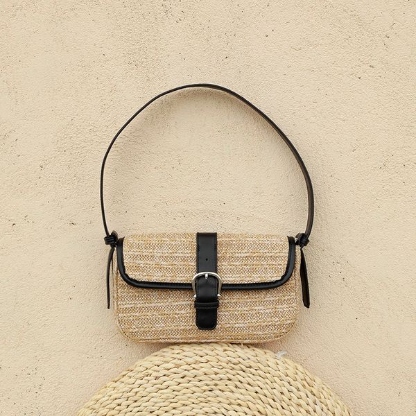 new women's simple stitching straw holiday style underarm bag handbags women bags bags for women 2020
new women's simple stitching straw holiday style underarm bag handbags women bags bags for women 2020