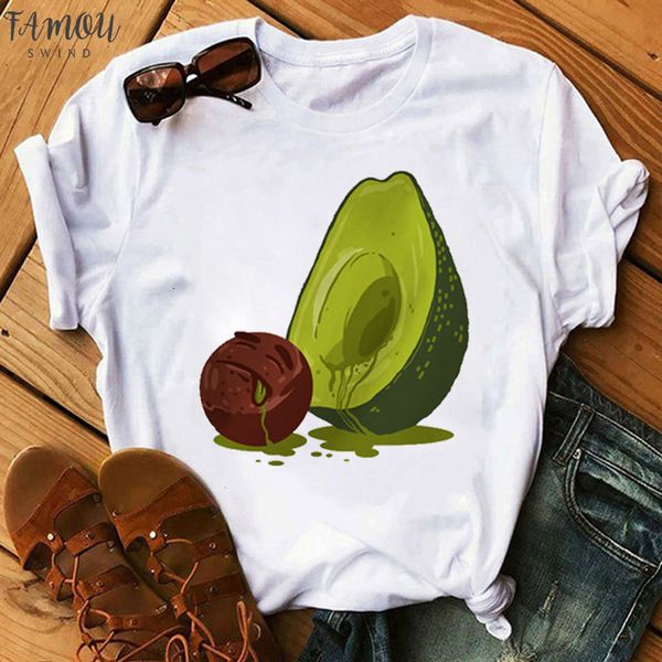 kawaii cartoon avocado short sleeve t shirt women casual avocado graphic female tee summer women t shirts, White
kawaii cartoon avocado short sleeve t shirt women casual avocado graphic female tee summer women t shirts, White