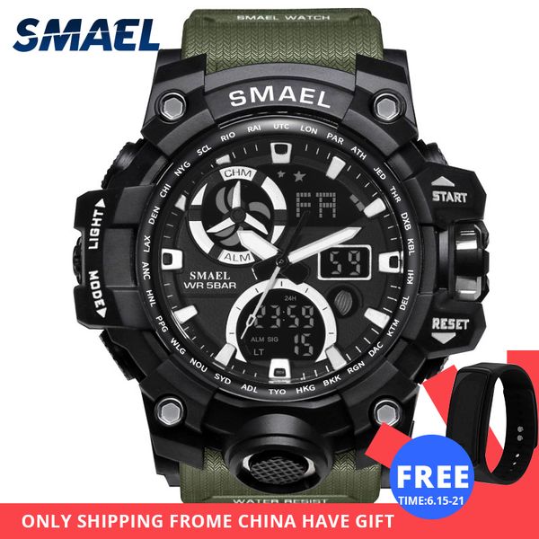 army watches brand digital backlight relogio masculino watch men military led wristwatches 1545c military watch men waterproof, Slivery;brown
army watches brand digital backlight relogio masculino watch men military led wristwatches 1545c military watch men waterproof, Slivery;brown