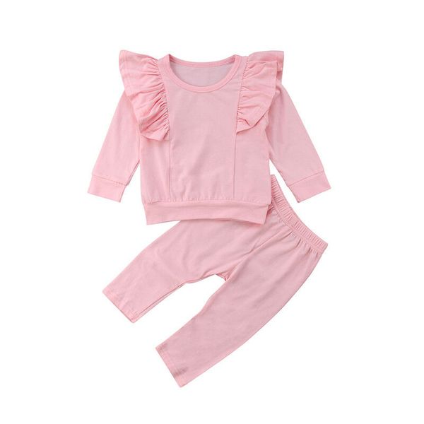 toddler baby girl clothes knitted ruffle long sleeve pure color t-shirt leggings pants outfits 2pcs set autumn clothing, White
toddler baby girl clothes knitted ruffle long sleeve pure color t-shirt leggings pants outfits 2pcs set autumn clothing, White