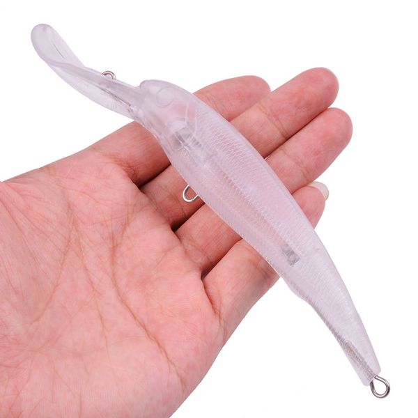 new diy unpainted abs plastic fishing lure blank body 16.5cm 29g big game minnow swimbait long tongue artificial baits
new diy unpainted abs plastic fishing lure blank body 16.5cm 29g big game minnow swimbait long tongue artificial baits