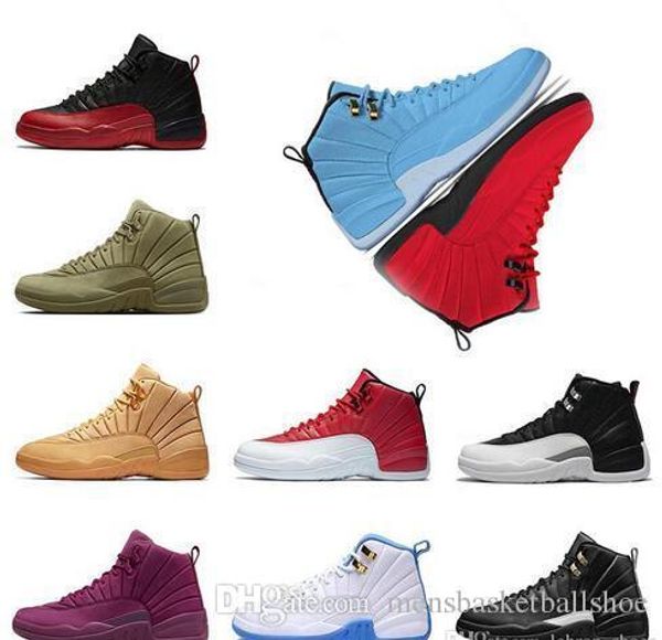 designer 2019 12 new 12s mens basketball shoes white black the master gs barons wolf grey flu game taxi playoff french blue sports sneakers
designer 2019 12 new 12s mens basketball shoes white black the master gs barons wolf grey flu game taxi playoff french blue sports sneakers