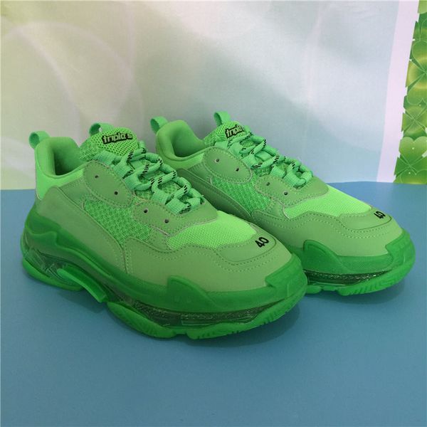 2020 paris triple s clear sole green white crystal bottom mens low platform sneakers vintage women sports dad casual shoes
2020 paris triple s clear sole green white crystal bottom mens low platform sneakers vintage women sports dad casual shoes