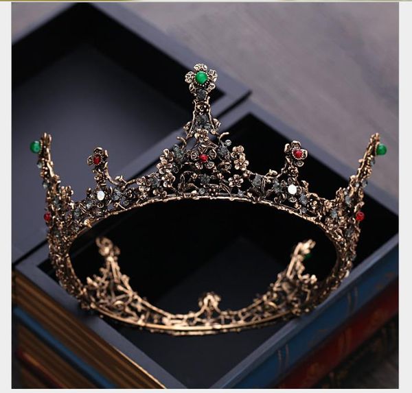 headdress black big crown crystal handmade diamond crown bride's wedding dress hair jewelry crown, Slivery;golden
headdress black big crown crystal handmade diamond crown bride's wedding dress hair jewelry crown, Slivery;golden