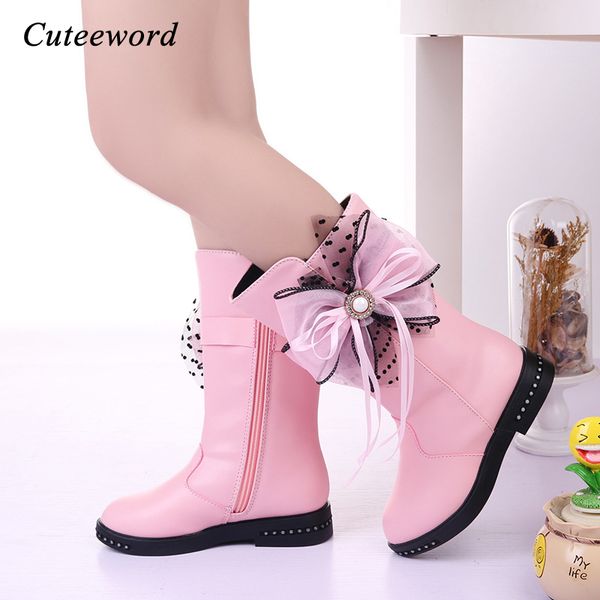 children' shoes for girls boots winter fashion lace bow leather princess shoes kids boots plus velvet warm girls, Black;grey
children' shoes for girls boots winter fashion lace bow leather princess shoes kids boots plus velvet warm girls, Black;grey