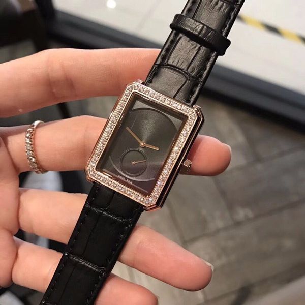 genuine leather watch black rectangle quartz wrist watch clock women boyfriend watches real cow leather boy friend, Slivery;brown
genuine leather watch black rectangle quartz wrist watch clock women boyfriend watches real cow leather boy friend, Slivery;brown
